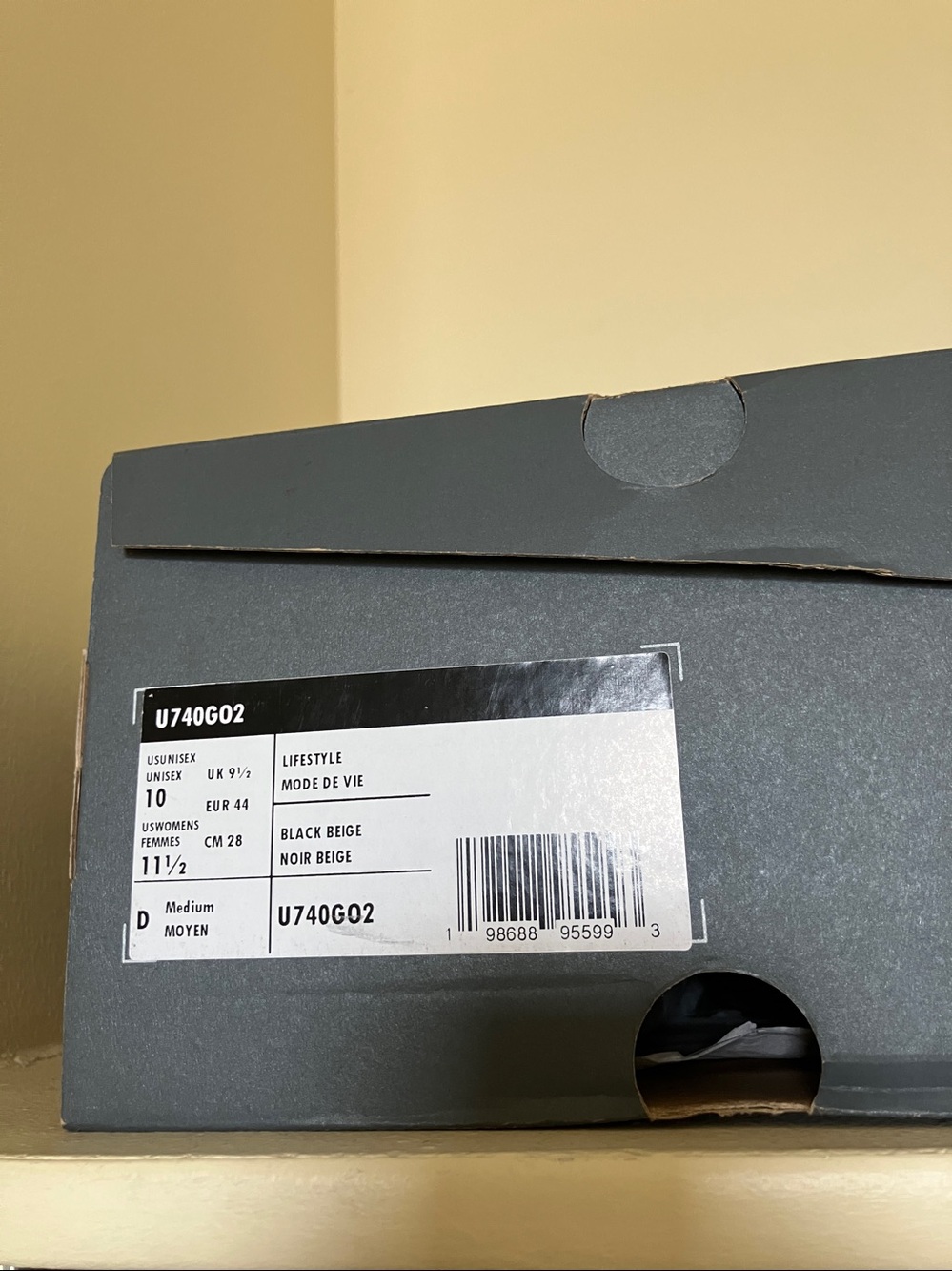 New Balance 740 Black Silver Teal Men’s 10 Women’s 11.5 U740GO2 - Picture 7 of 7
